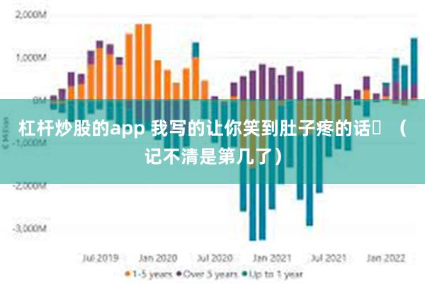 杠杆炒股的app 我写的让你笑到肚子疼的话​（记不清是第几了）