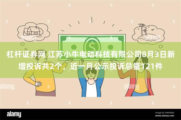 杠杆证券网 江苏小牛电动科技有限公司8月3日新增投诉共2个，近一月公示投诉总量121件