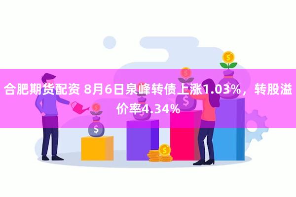 合肥期货配资 8月6日泉峰转债上涨1.03%，转股溢价率4.34%