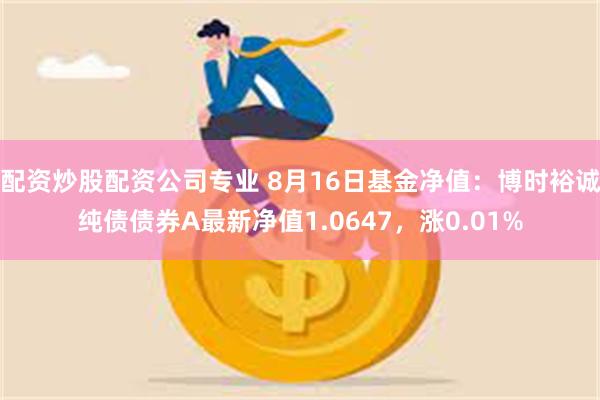 配资炒股配资公司专业 8月16日基金净值：博时裕诚纯债债券A最新净值1.0647，涨0.01%